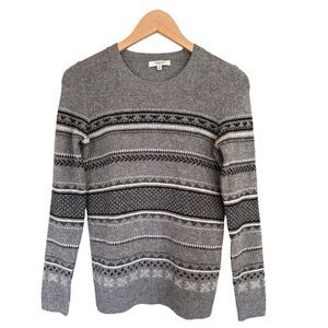 Madewell Merino Wool Gray Pullover Sweater Size XS